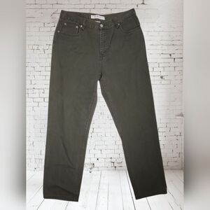Tommy Hilfiger Jeans Women’s Deep Olive Straight-Leg Denim – Size 10 Inseam 28"